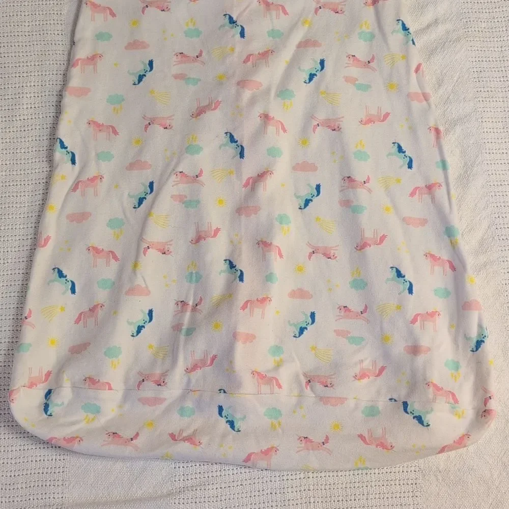 Carter's Medium 6-9 months Pink Unicorn Cotton Zippered Sleep Sack